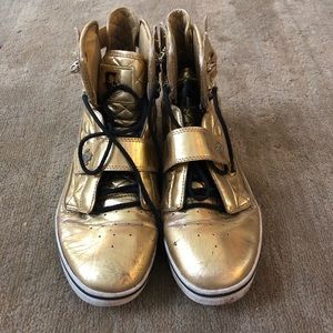 Women’s gold Vlado high tops